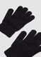 2-pack black and camel stretch-fabric gloves_1