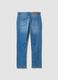 Jeans denim blu in cotone elasticizzato regular fit_2