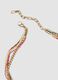 Multicolour necklace with gold-tone charms_1