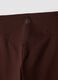 Brown flared leggings in breathable stretch fabric ALTAVIA STUDIO_9