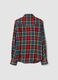 Camicia flanella check tartan in puro cotone regular fit_2