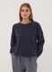 Blue stretch-fabric crew-neck pyjamas_0