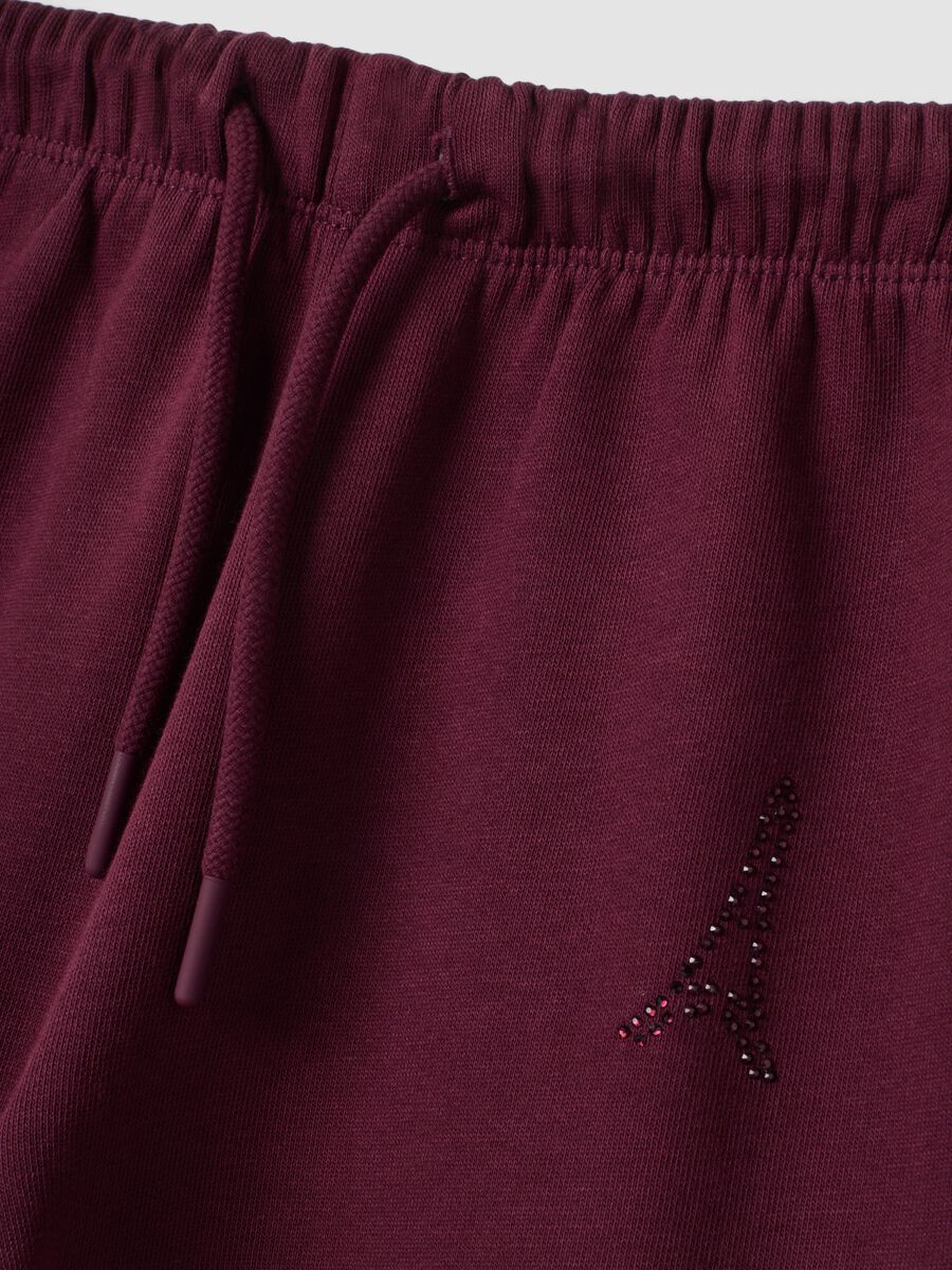 Purple pure cotton wide-leg trousers_1