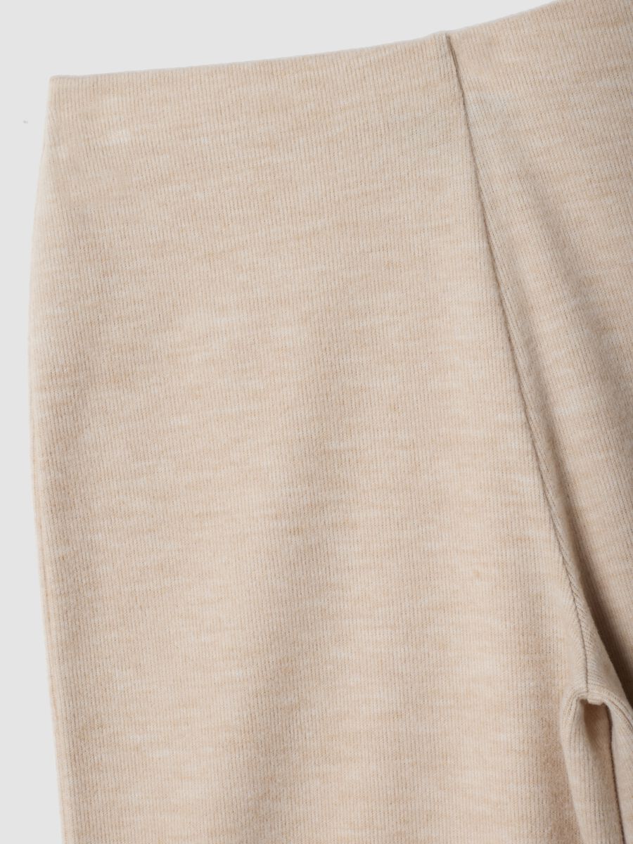 Beige relaxed-fit viscose-blend trousers_1