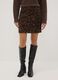 Short light-brown sequin skirt_1