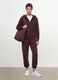 Brown cotton-blend regular-fit hoodie_1