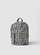 Multicolour backpack with geometric print_0