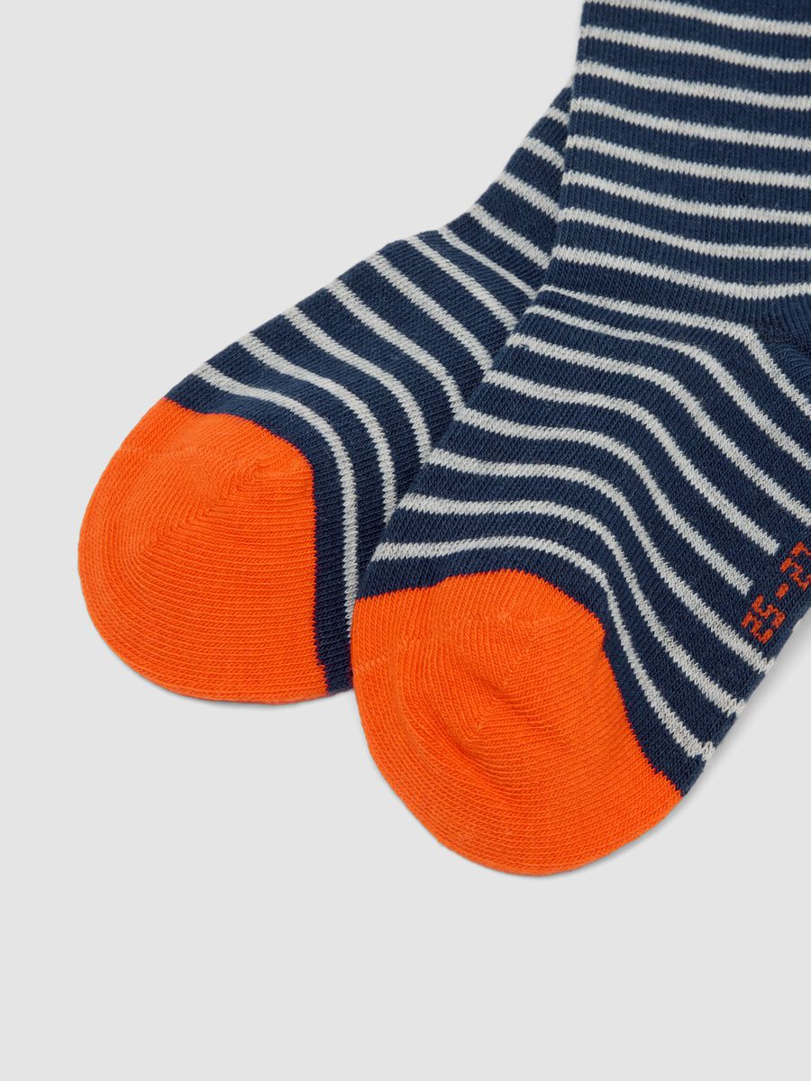3-pack of long grey and green socks in stretch organic cotton_1