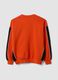 Red cotton-blend sweatshirt with Anaheim Ducks print_2