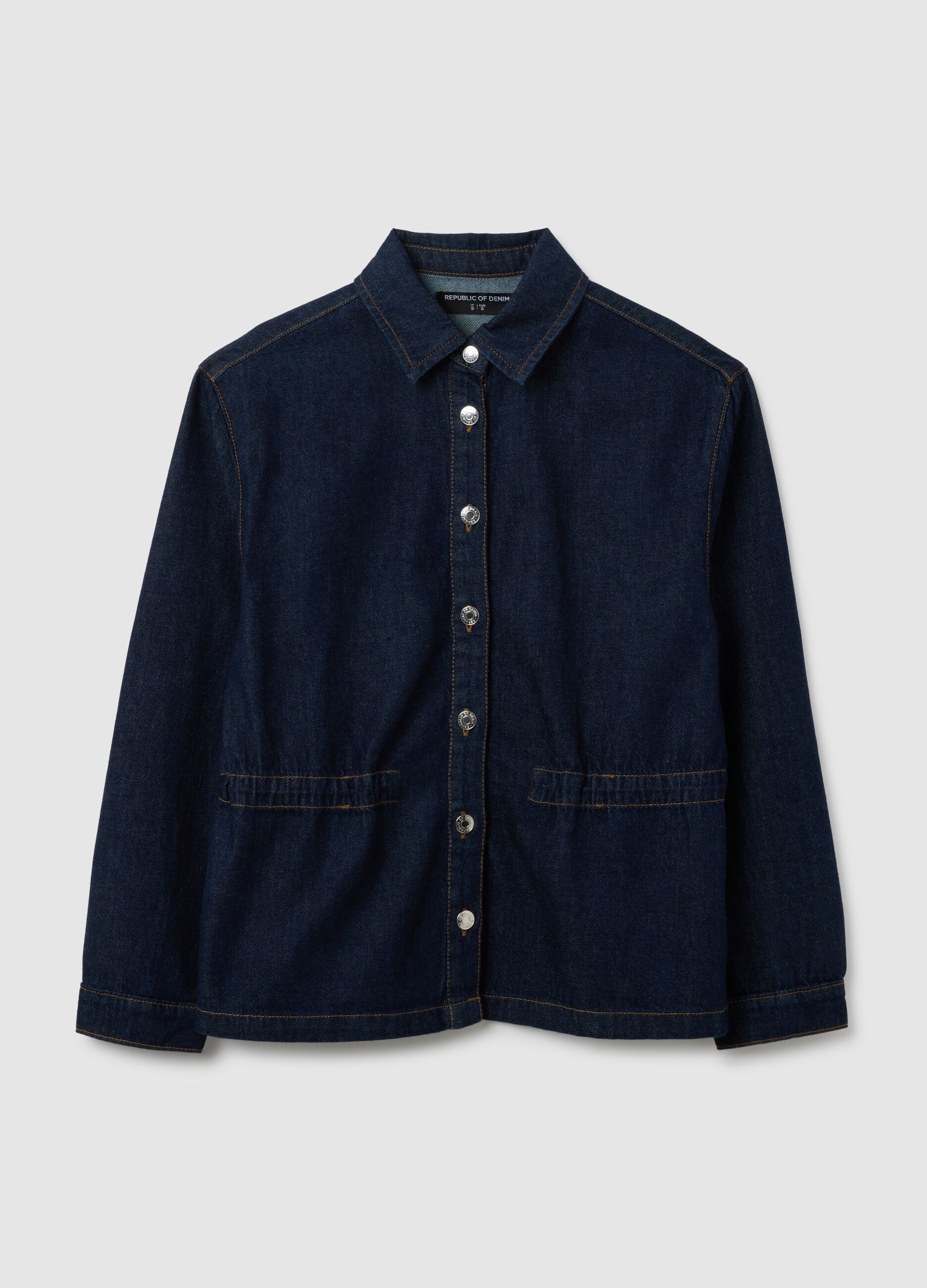 Women's pure cotton denim shirt