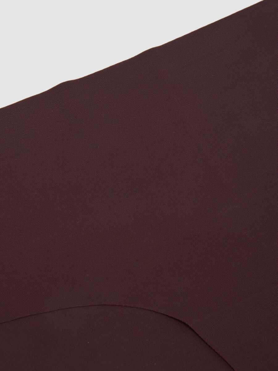 Brown hipster briefs in stretch microfibre with regular waist_5