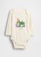 Long sleeve white cotton bodysuit_0