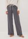 Black organic cotton crew-neck pyjamas_2
