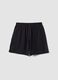 شورت أسود من قماش مطاطي سريع الجفاف ALTAVIA RUNNING_1