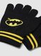Guanti neri con stampa Batman per bambino e ragazzo_2