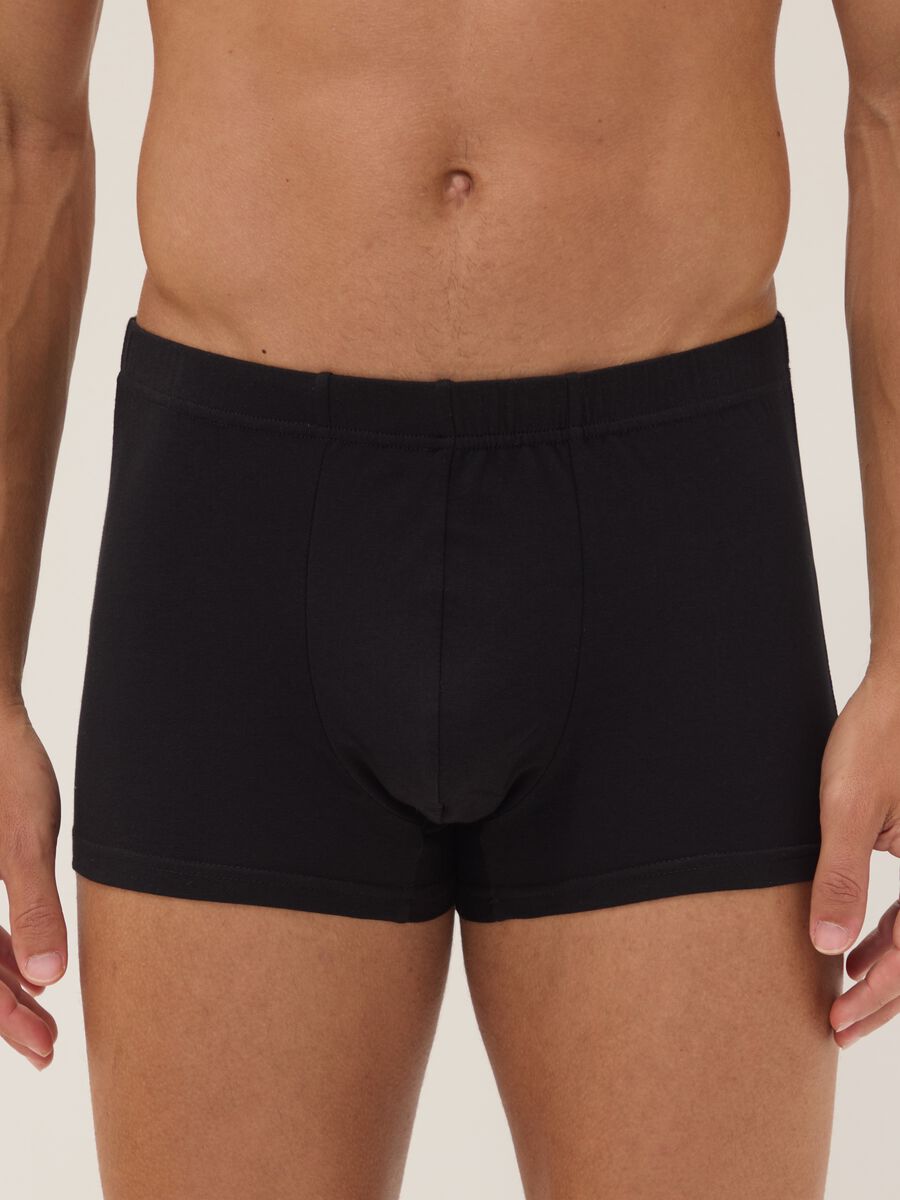 Black organic cotton boxer shorts_1