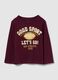 Purple Long-Sleeve Cotton T-Shirt_0