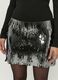 Grey Fringe Mini Skirt_2