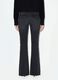 Black stretch-cotton flare jeans_2