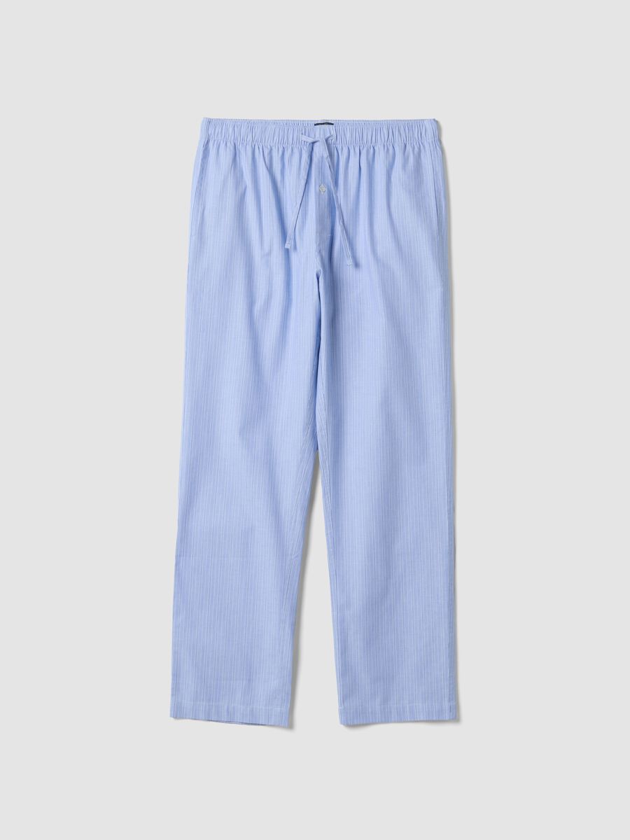 Light blue pure organic cotton pyjama trousers_4