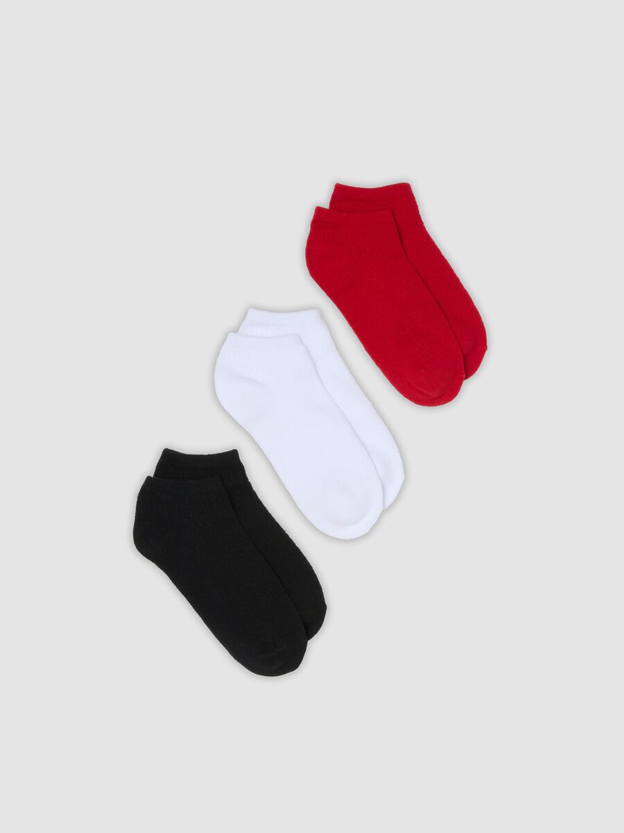 Three-pack of multicolour organic stretch-cotton socks_0