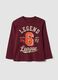 Purple organic cotton crew-neck T-shirt_0