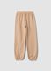 Sand jogger trousers in pure cotton_0
