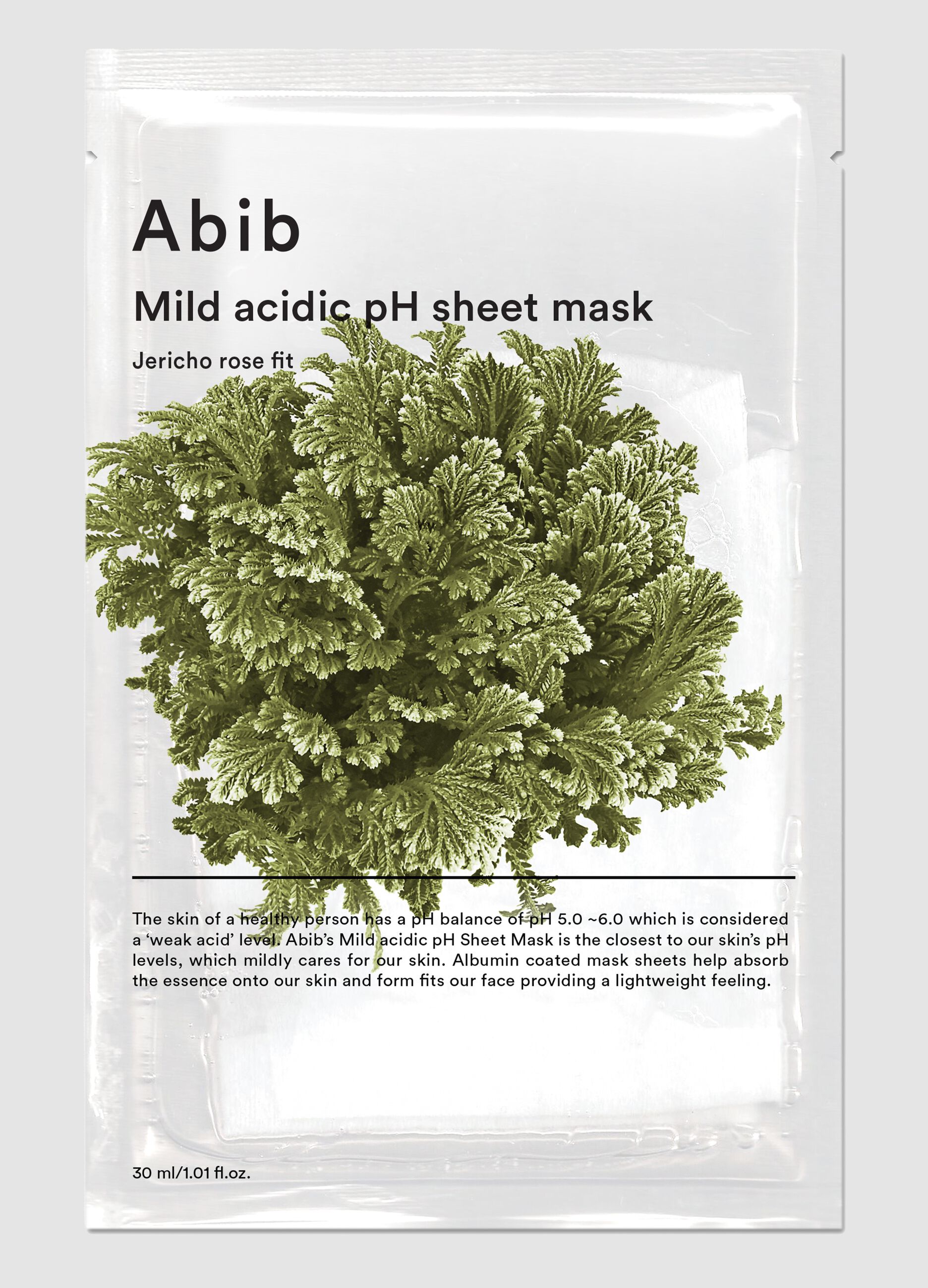 قناع ABIB الورقي Mild Acidic pH Jericho Rose Fit بحجم 30 مل &ndash; عناية كورية بالبشرة