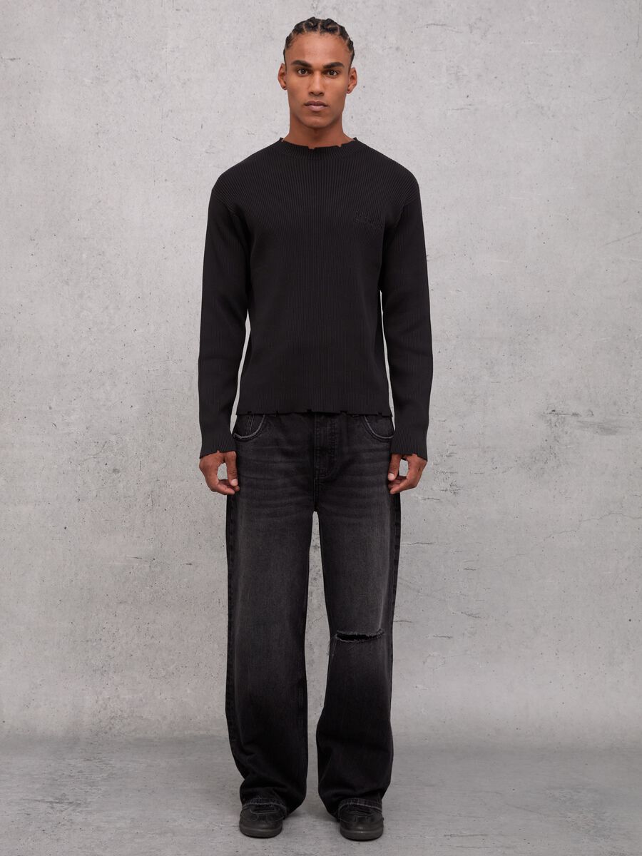 Baggy Denim Washed Black_0