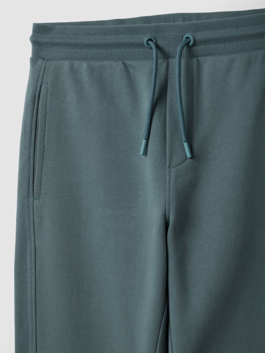 Blue organic cotton joggers_6