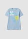 Boys&rsquo; light blue pure cotton T‑shirt with Simpsons print_3