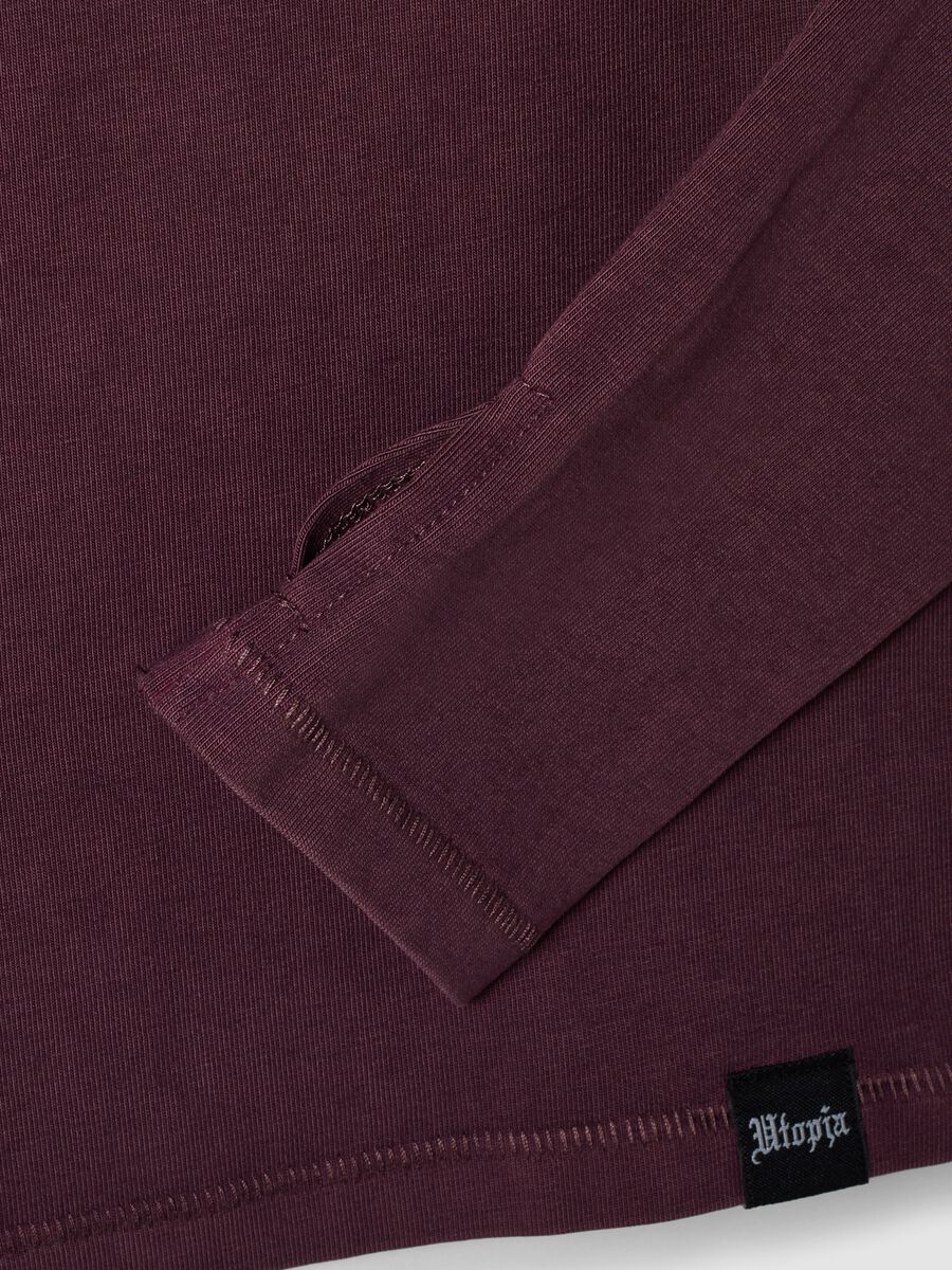 Perfect Longsleeve Washed Burgundy_2