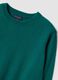 Maglia verde in pura lana a maniche lunghe regular fit_1