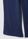 Blue flared stretch cotton leggings_3
