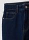 Blue denim cropped slim-fit jeans in stretch cotton and viscose_5