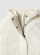 White padded jacket with hood and zip_2