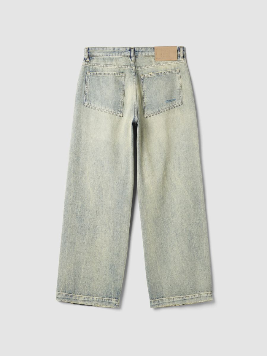 Vintage Light Blue Wide-Leg Denim_5