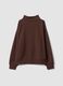 Brown stretch modal crew-neck sweatshirt ALTAVIA STUDIO_5