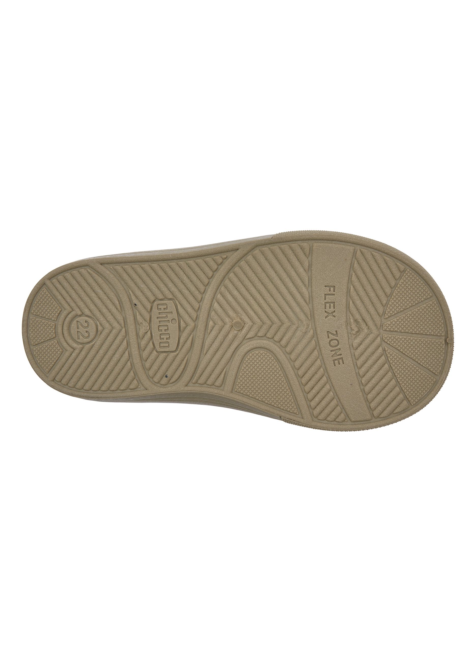 Chicco brown high-top trainers