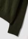 Maglia verde in lana elasticizzata a girocollo_5