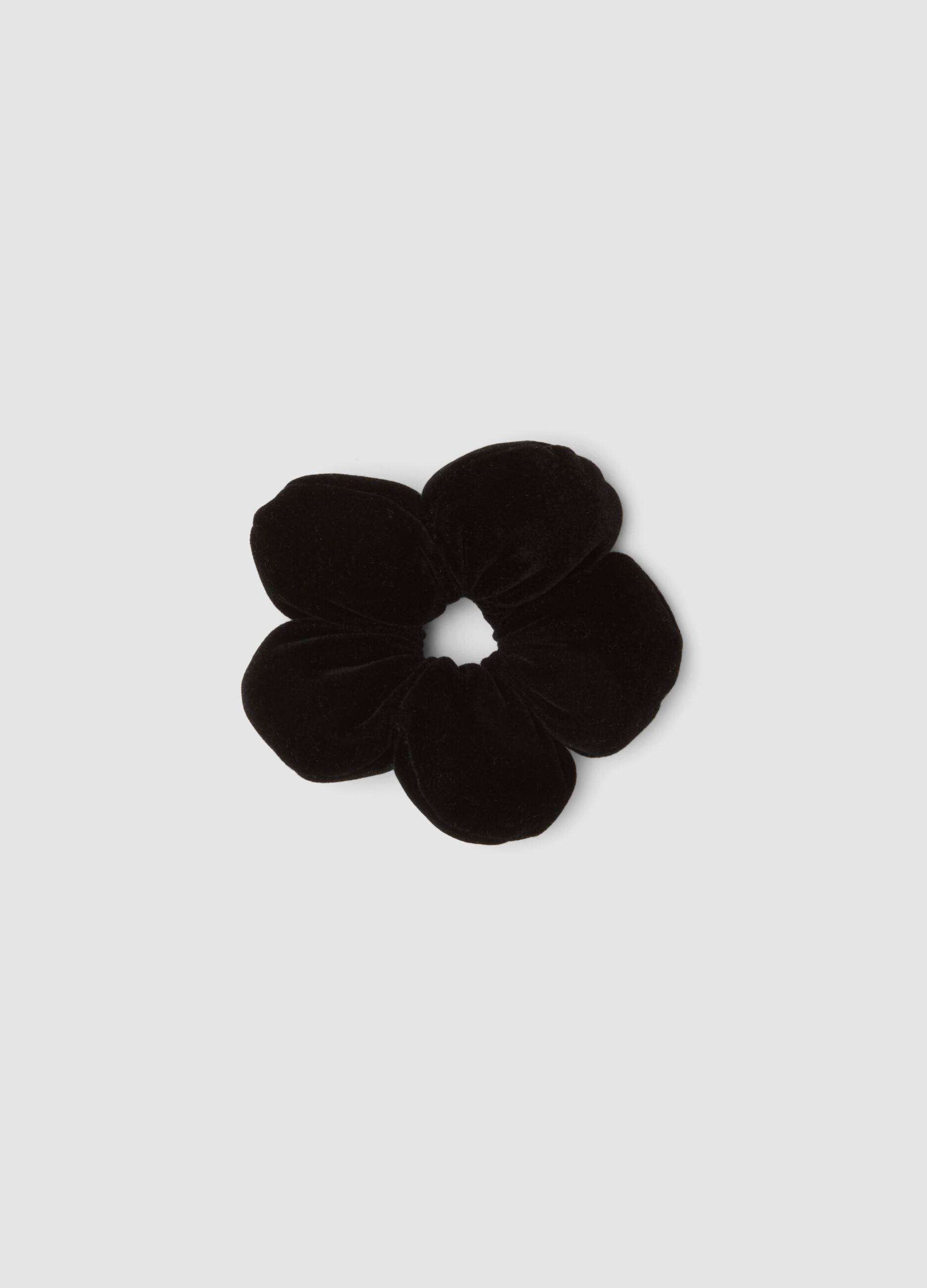 Black statement scrunchie