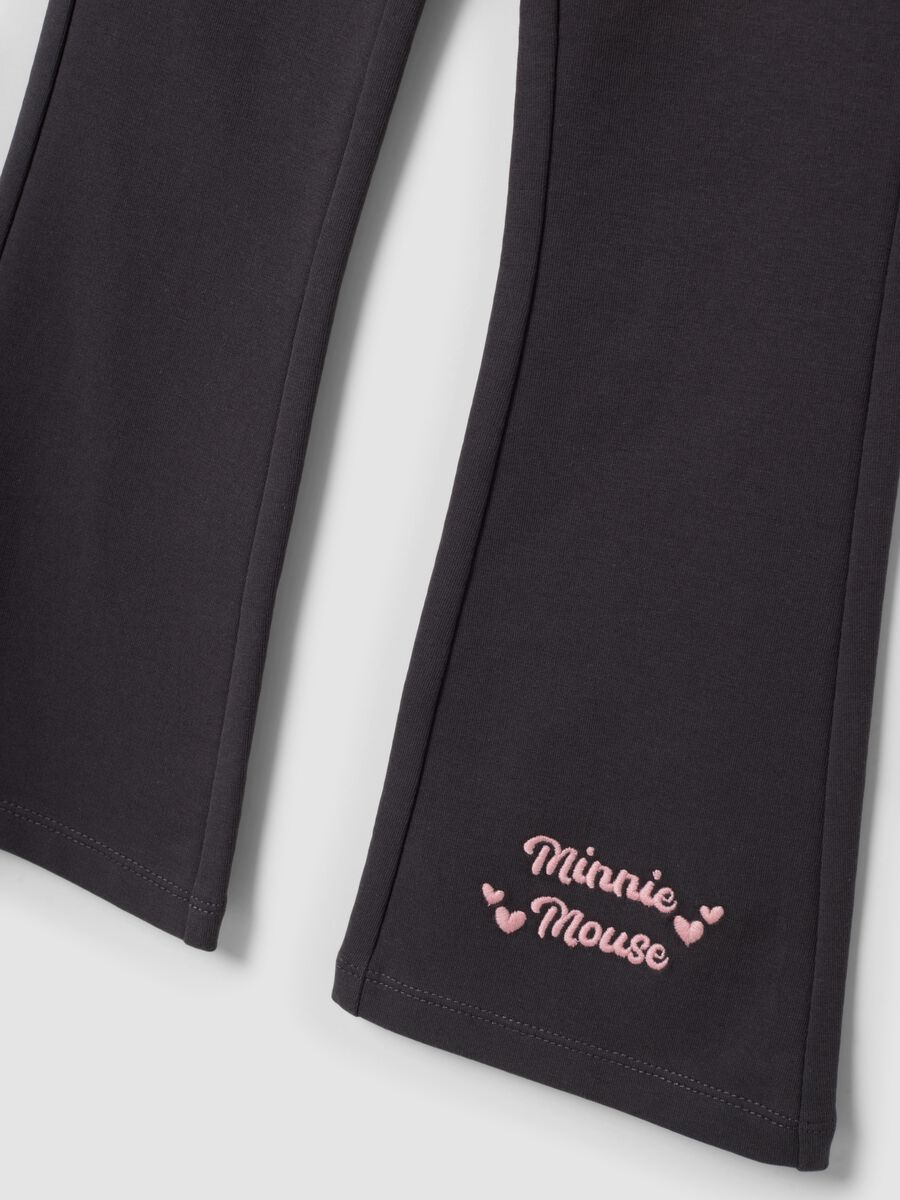 Completo jogging rosa in misto cotone con stampa Minnie_3
