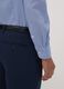 Camicia bianca e blu in dobby di misto lyocell a righe slim fit Easy Iron_2