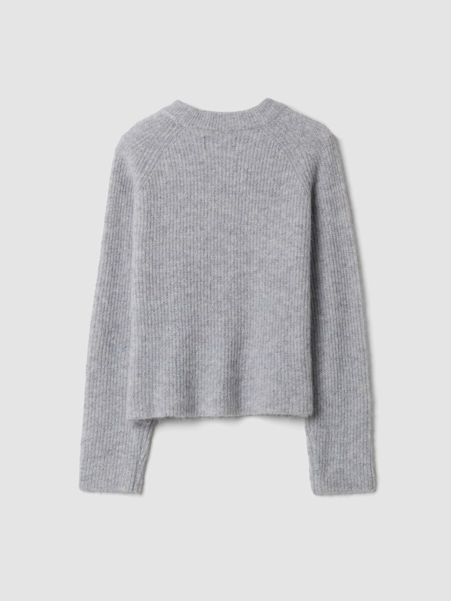 Grey stretch wool and alpaca crew-neck jumper_6