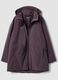 Water-repellent, breathable padded purple parka with hood ALTAVIA STUDIO_7