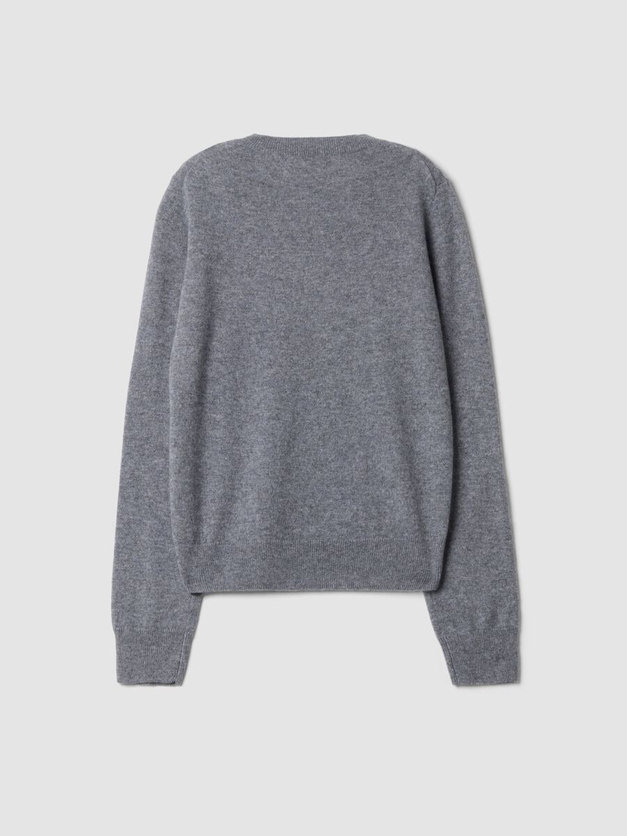 Grey pure cashmere crew-neck jumper_2