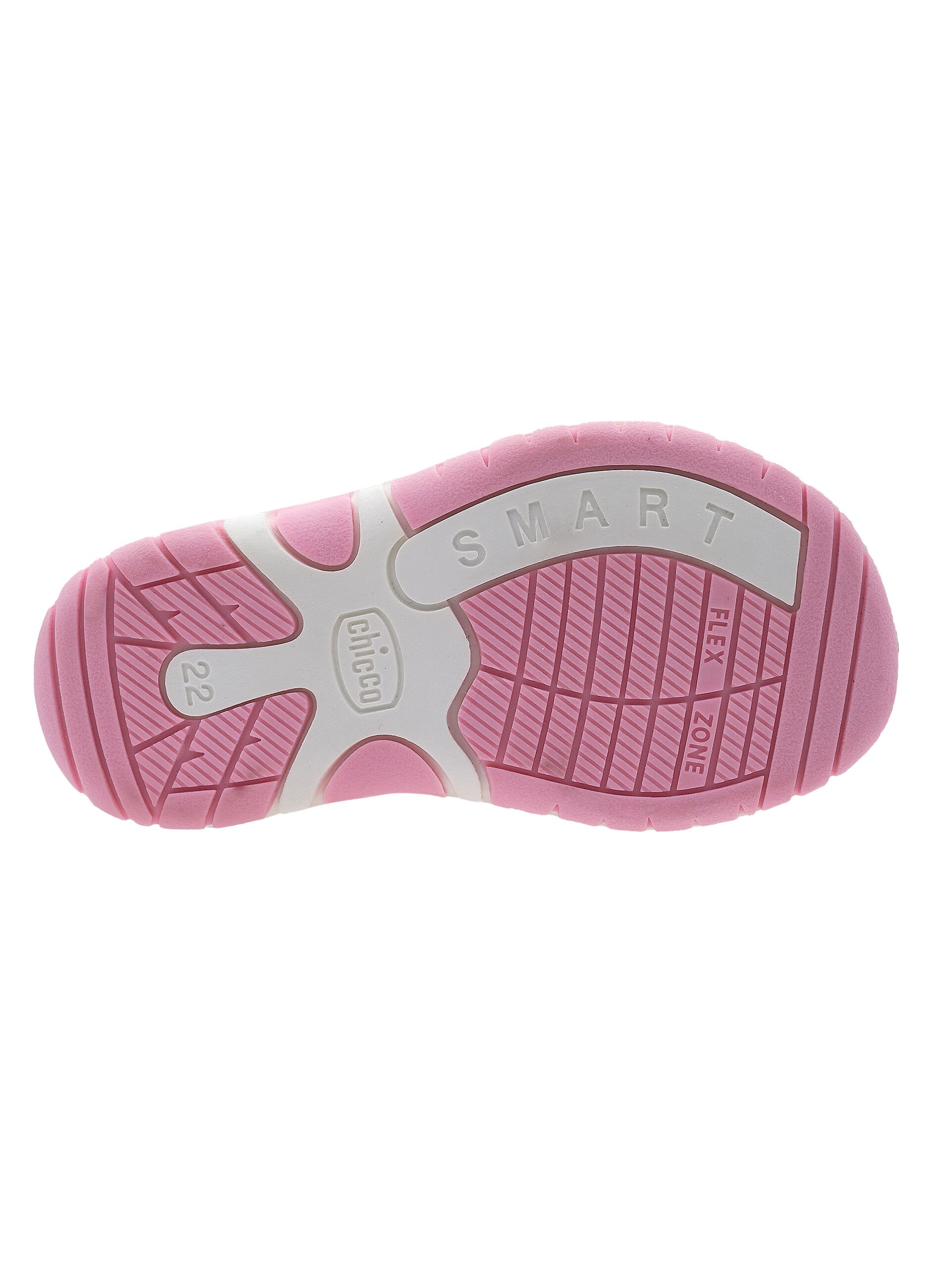 Multicolour girl sandals with velcro