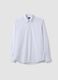 White slim-fit easy-iron shirt with classic collar_4