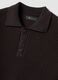 Brown pure cotton polo-collar jumper in oversized fit_1