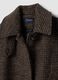 Cappotto lungo marrone e grigio in misto lana over fit_2